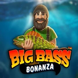 Big Bass Bonanza casino game by Pragmatic Play – featured logo at Crazywinners Casino
