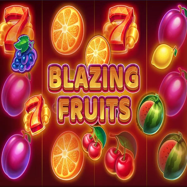 Blazing Fruits slot visual from Inbet Games available on crazywinnerscasinos.es