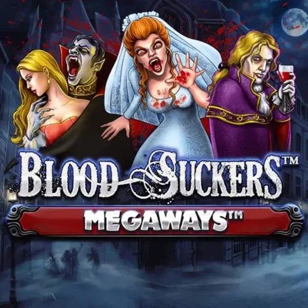 Blood Suckers Megaways logo by Red Tiger Gaming Crazywinners Casino