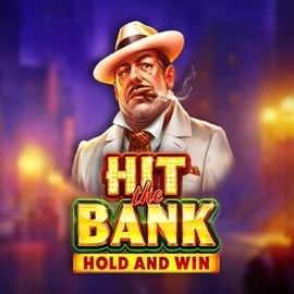 Hit The Bank Hold and Win logo by Playson at Crazywinners Casino