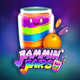 Jammin Jars online game logo by Push Gaming on crazywinnerscasinos.es
