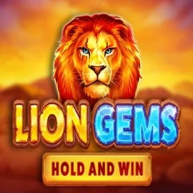 Lion Gems Hold and Win slot visual from Playson available on crazywinnerscasinos.es