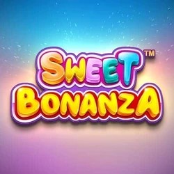 Official Slots logo: Sweet Bonanza by Pragmatic Play at Crazywinners Casino