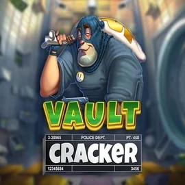 Vault Cracker slot logo by Red Tiger Gaming at Crazywinners Casino